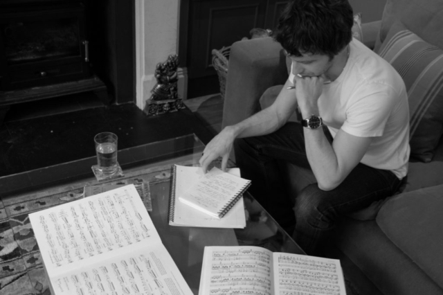 Composer Arron Storey